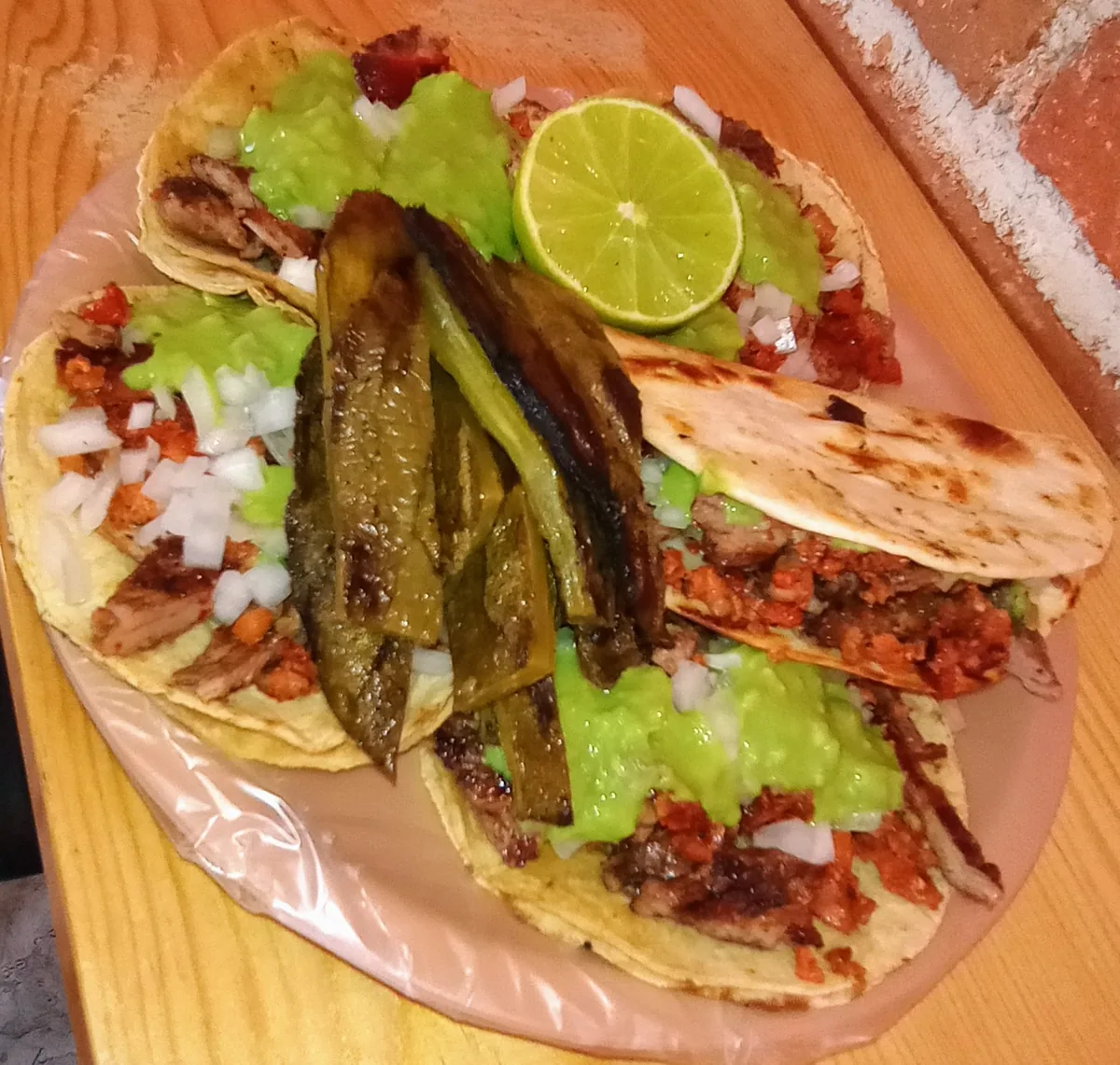 Tacos al carbón